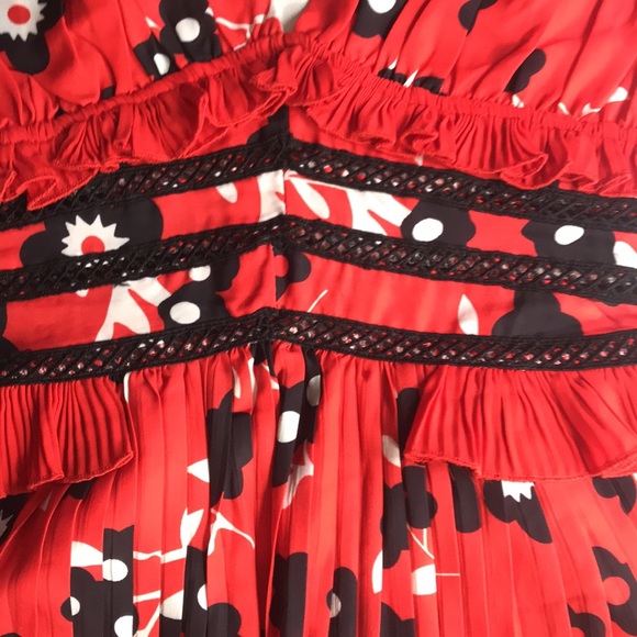 LEA COLLECTION CLASSIC Cold Shoulder Floral Dress - Picture 7 of 13